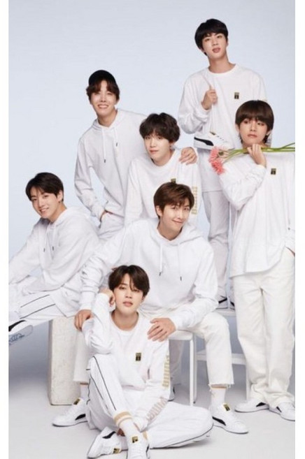 DIY 보석십자수 연예인 BTS 방탄소년단 전체수 MH22-0528177, 40*65cm, 원형, 1개