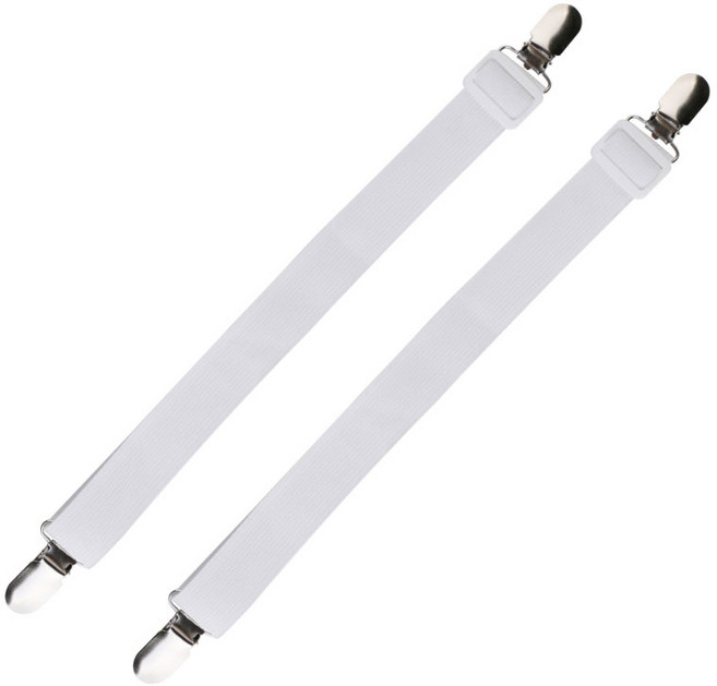 보냄 침대시트 고정밴드 일자형(스텐) 2개 1세트 홀더 집게