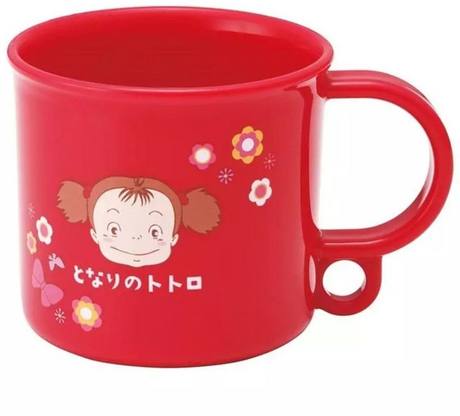 Skater TOTORO 漱口杯 657054 200ml 直徑7.4 x 6.8cm, 小梅 紅色, 1個