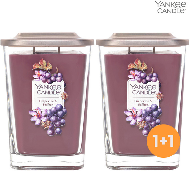 양키캔들 엘리베이션 라지자 그레이프바인앤샤프란 X2개, 단품, 35ml