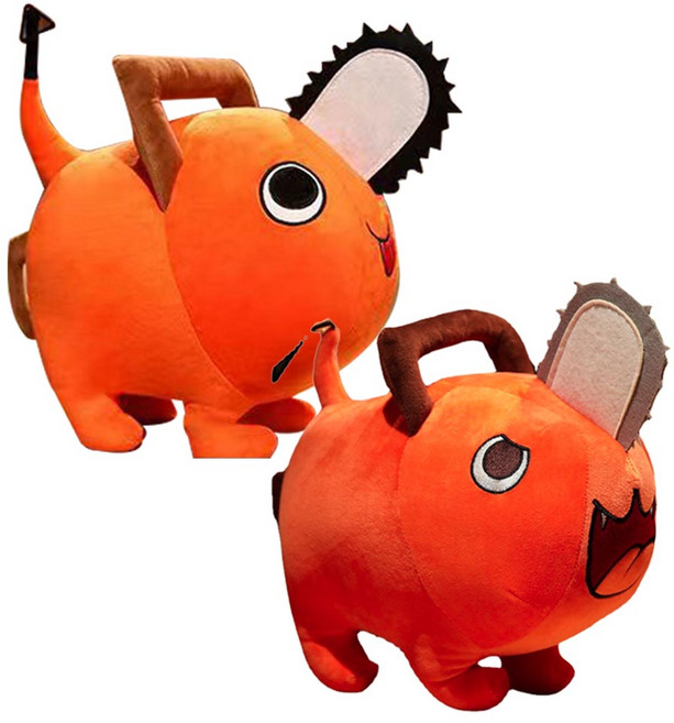 전기톱 미니 인형 2종 10cm 앵그리 스마일 굿즈, 1개