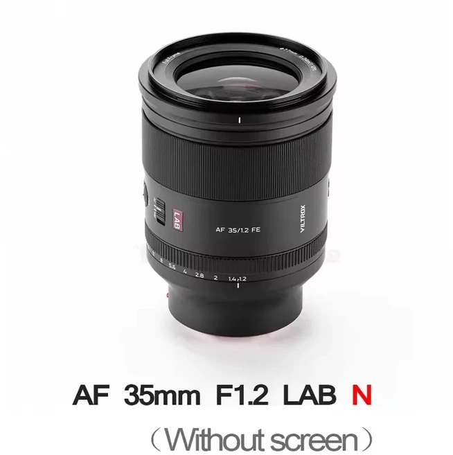 Viltrox AF 35mm F1.2 LAB 풀프레임 카메라 렌즈 소니 E Z 마운트용 A7C2 a7cr FX3 A6400 ZV-E10, 02 니콘 Z, 02 Without screen(N)