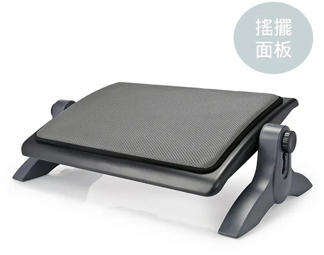 AIDATA 人體工學發泡軟墊腳踏板 FR-1002-AID, 黑色