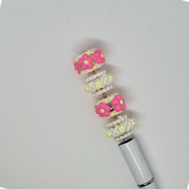 B10 볼펜꾸미기 볼꾸 캐릭터 DIY 미니 파츠 케이크 사탕 컵케이크 리본꽃, 1개, 상세페이지 참조