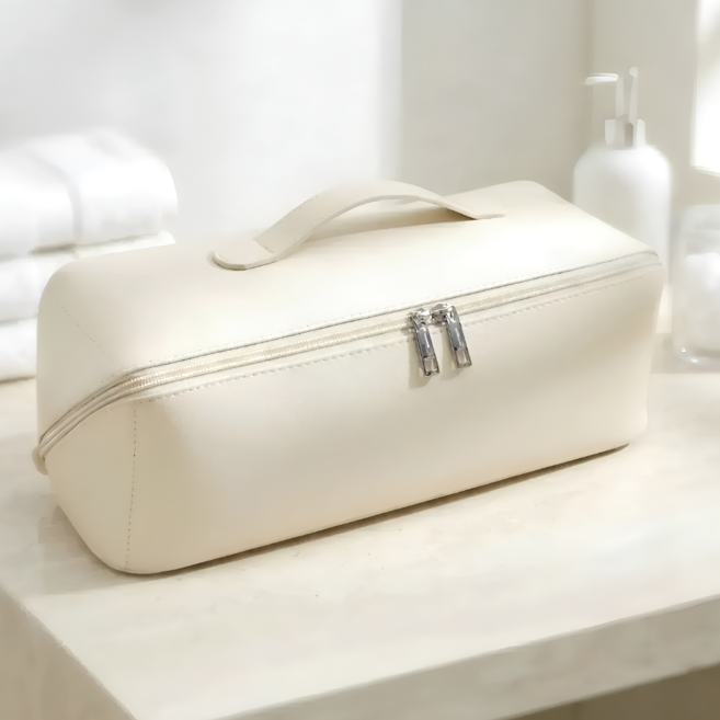 슈프렌 헤어 스타일러 가죽 파우치 드라이기 고데기 다이슨 정리 수납 대용량 여행용