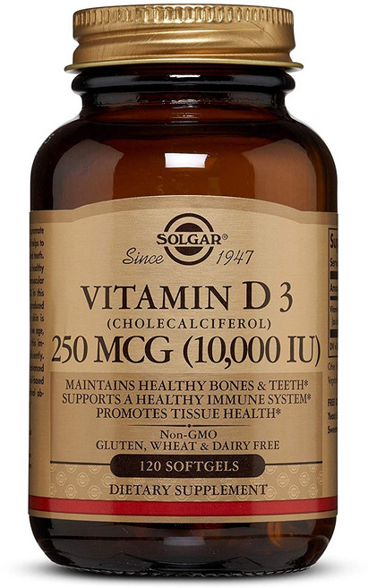 솔가 비타민 D3 10000 IU 소프트젤, 120정, 1개