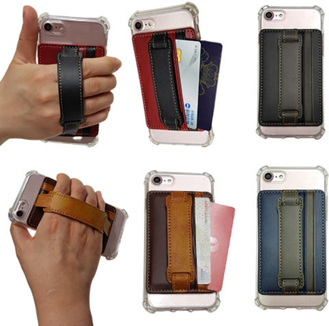 LG 벨벳 (G900) 케이스 가죽 밴드 그립 카드2장 수납 가능 폰케이스