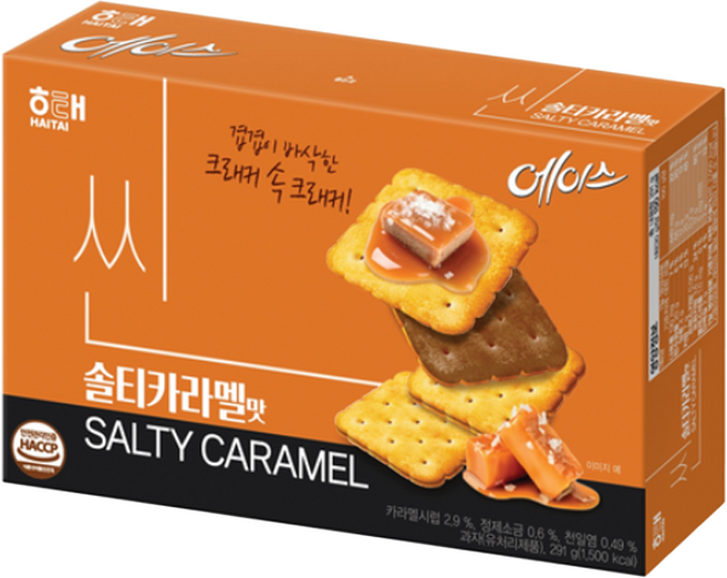 해태 에이스 씬 솔티카라멜맛, 291g, 1개
