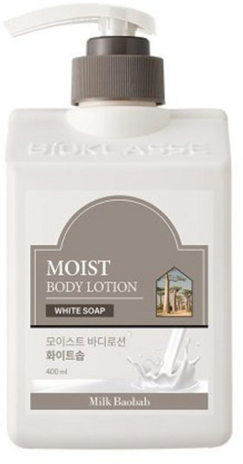 밀크바오밥 모이스트 바디로션 화이트솝, 400ml, 2개
