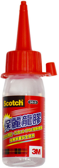 3M 保麗龍膠 30ml 540-30, 1個