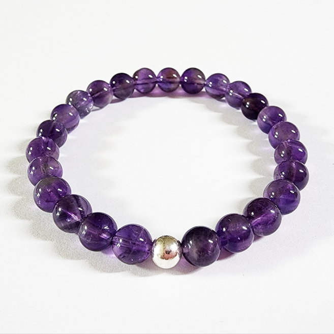 자수정 원석팔찌 스톤스토리