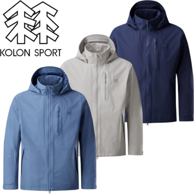 [백화점발송]코오롱스포츠 남성 바람막이 방수 방풍 고어텍스 자켓 상의