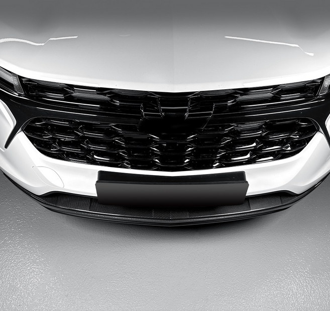 유투카 호환 트랙스 크로스오버 블랙 카본 몰딩 그릴 가니쉬 커버 차량 실외 튜닝 용품 기스바지, 기타