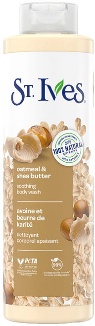 St. Ives 세인트입스 세인트이브스 수딩 바디워시 오트밀 앤 시어버터, 650ml, 1개