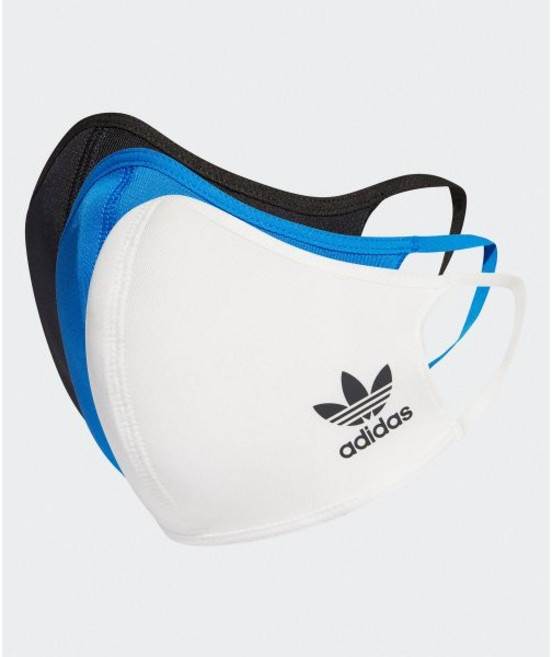 아디다스키즈 NC충장점 [매장정품] 부드럽고 통기성이 좋은 원단으로 만들어진 아디다스 페이스 커버는 편안하고 세탁이 가능하며 재사용이 가능 아디다스 아동 마스크 HB7858