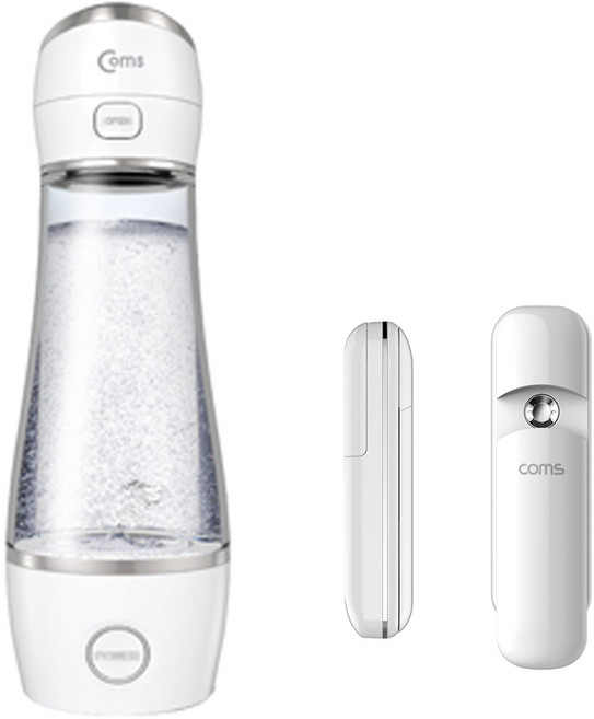 컴스 에이포트 순수 나노 물 수소수 제조기 가정용 휴대용 텀블러 이온수기, OX5369 휴대용 수소수제조기 + 휴대용 미스트