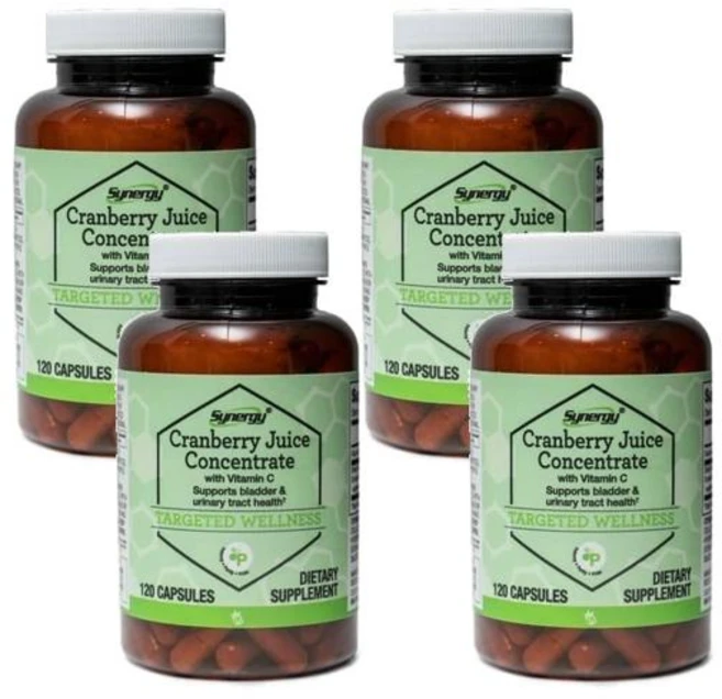 비타코스트 시너지 비타민 C 함유 크랜베리 주스 농축액 캡슐 120정, 4개 - 쿠팡