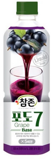 참존식품 포도7베이스 835ml, 1개