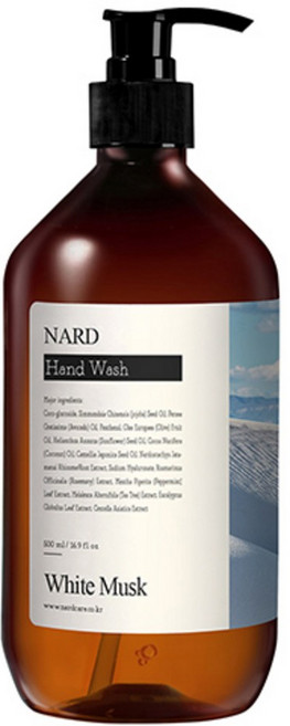 나드 부케가르니 리프레쉬 퍼퓸드 핸드워시 화이트머스크향, 500ml, 1개