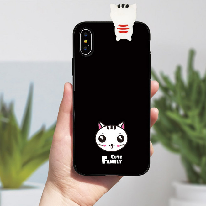 샤오미 홍미노트5 케이스 블랙큐티 어부바 젤리