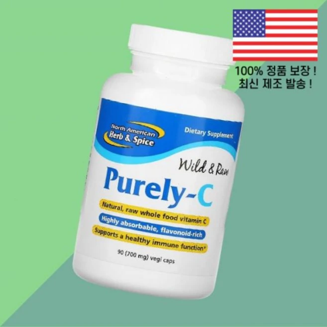 노스 아메리칸 허브 스파이스 퓨어리 C 700mg 식물성 베지캡슐 90정 North American Herb Spice Purely 90 Vegicaps, 노스 아메리칸 허브 스파이스 퓨어리 C 700mg 식물, 1개 - 쿠팡