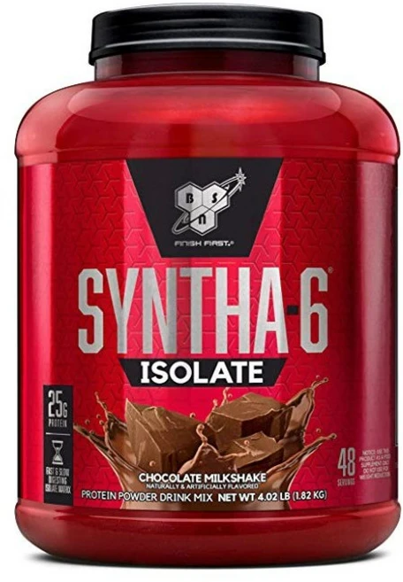 비에스엔 신타-6 아이솔레이트 프로틴 파우더 드링크 믹스 초콜릿 밀크쉐이크, 1.82kg, 1개 - 쿠팡