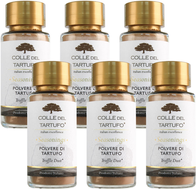 Colle del Tartufo 黑松露粉 義大利原裝進口 提升料理風味, 65g, 6個