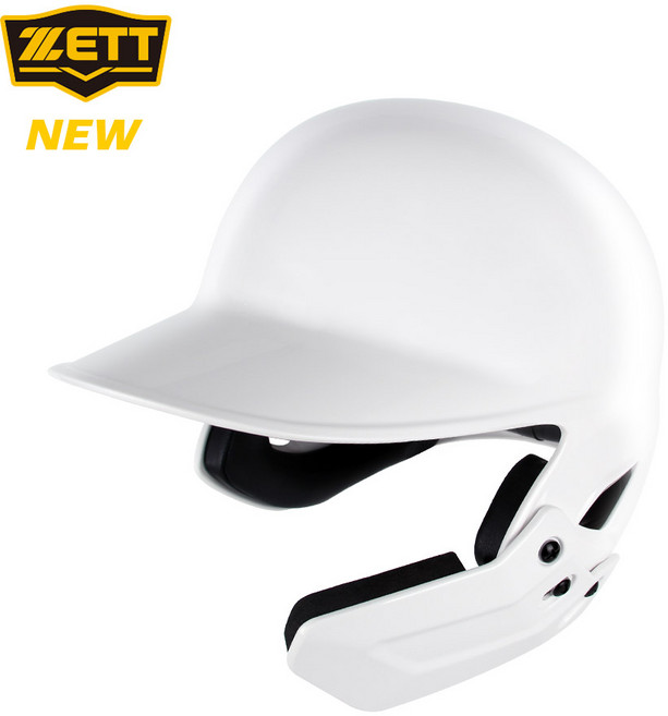 제트 BHLK-80 1100 유광 양귀 검투사 헬멧 화이트 우타, O(XL)(59~61cm), 1개