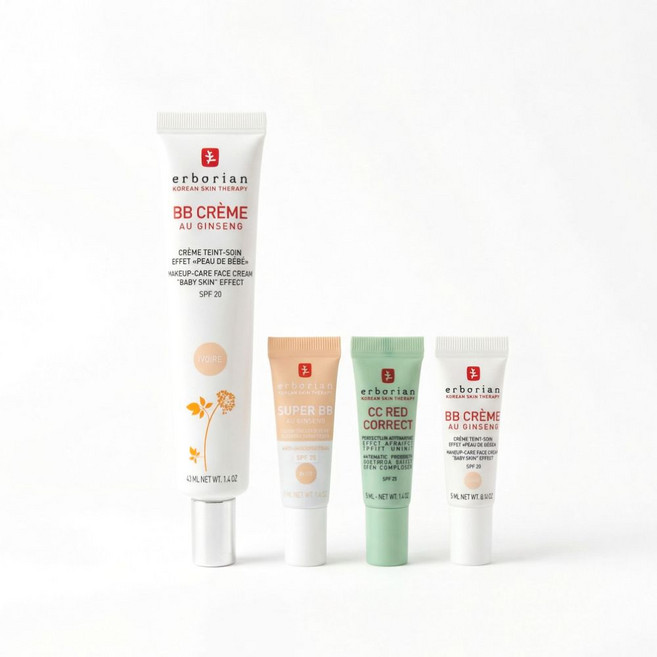 에르보리앙 BB크림 아이보리 40ml 기획 세트(+5ml 3종) [정품배송], 1개