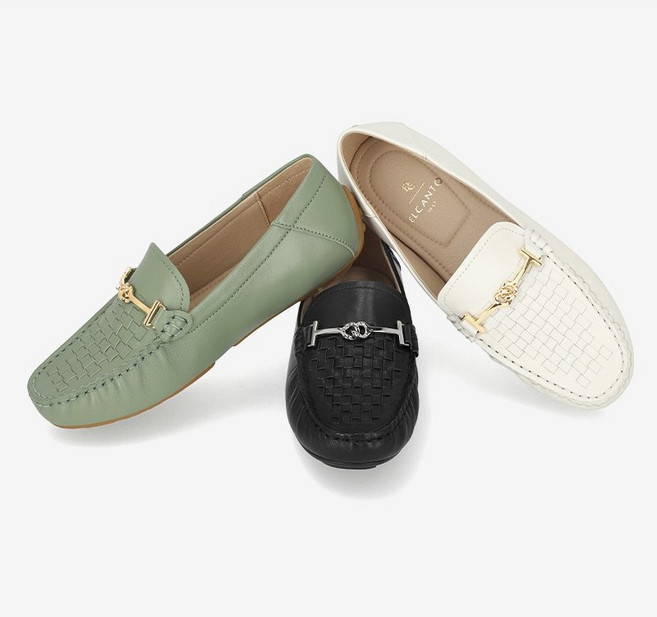 엘칸토 [동아수성점] 천연양가죽 여성 쿠션UP 단화로퍼 LCWC07U513