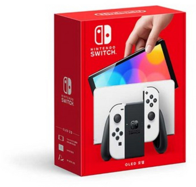 닌텐도 스위치 OLED 화이트 게임기 본체, 단품, 단품