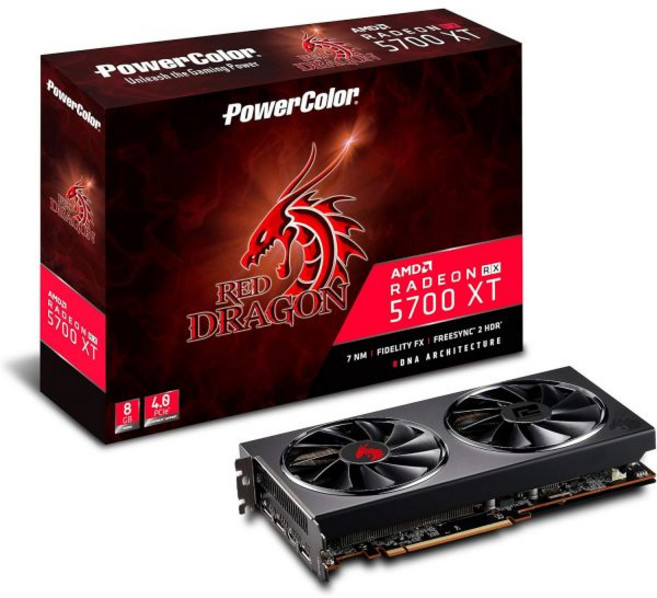 그래픽 카드 게이밍 성능향상 파워컬러 레드 드래곤 AMD 라데온 RX 5700 XT 8GB AXRX 5700XT 8GBD6-3DHROC, 그래픽카드 게이밍 파워컬러 레드 드래곤 AMD 라데온, 1개