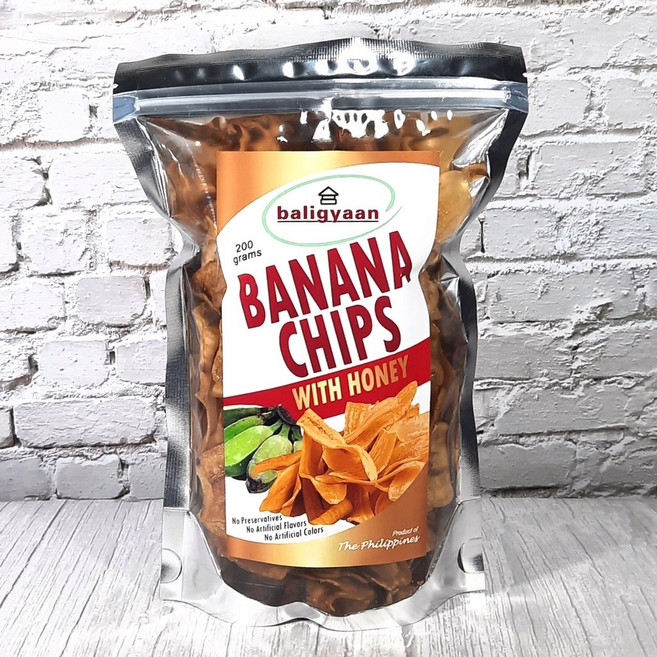 보라카이 & 보홀 바나나칩 / 발릭얀 / BALIGYAAN BANANA CHIPS, 200g, 1개