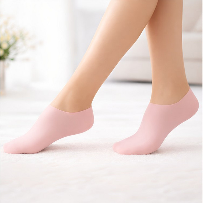 굿즈라이프 실리콘 보습 양말 발각질 뒤꿈치 풋케어, 55g, 1개, 2개입