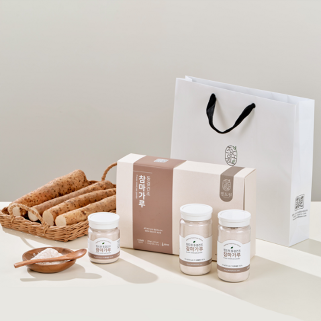 마가루 동결건조 햇마 국내산100% 약초골 참마가루 선물세트(370g), 370g, 1개