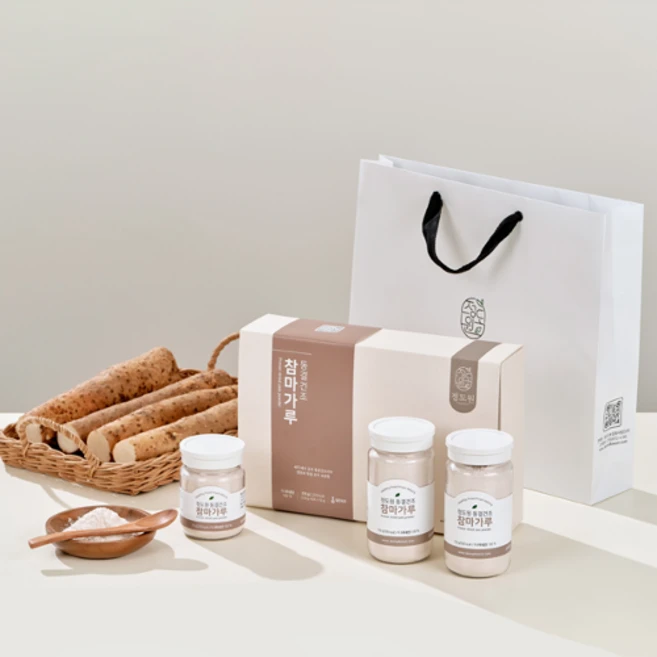 마가루 동결건조 햇마 국내산100% 약초골 참마가루 선물세트(370g), 370g, 1개 - 쿠팡