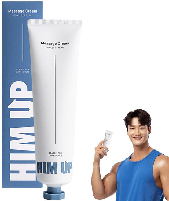 힘업 남성 혈류개선 마사지 크림, 1개, 150ml