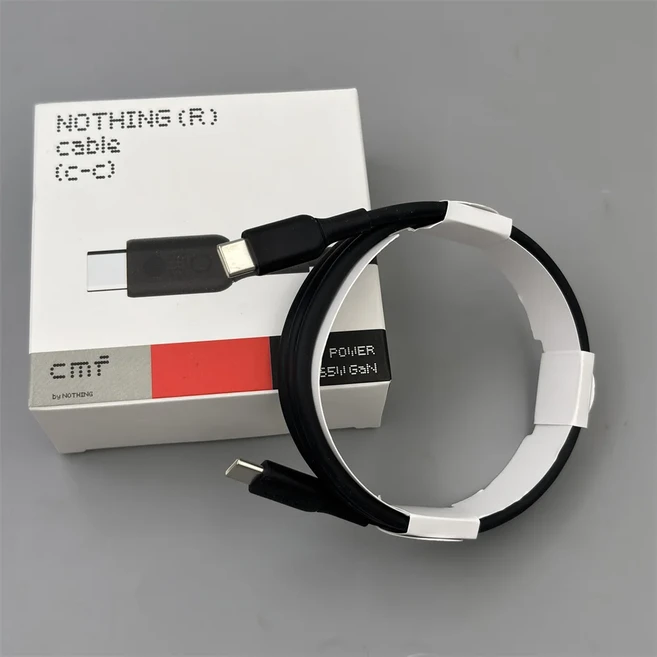 100cm 6A NOTHING USB C to PD 고속 충전 케이블 파워 65W GaN 퀵 (Nothing Phone 1 2 3 호환), 01  C C로, 01 Black