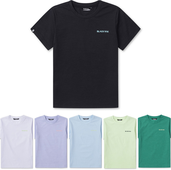 블랙야크 인천 아동용 기능성 옥수수 단체티 빅토리반팔티셔츠 1BKTSMU901_IC 509642
