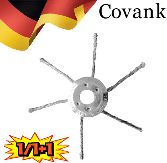 [최저가!!]내구성 뛰어난 제초 휠로 가솔린 예초기 전용 제초휠 제초 원형 제초날 자동잔디깎는기계, 독일 수입품, [2+2]pcs