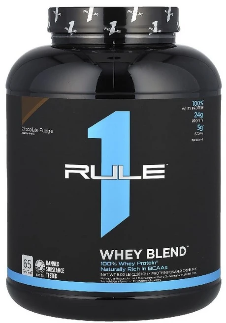 룰원 100프로 웨이 프로틴 단백질 보충제 퍼지 초콜릿 2.28kg, 1개 - 쿠팡