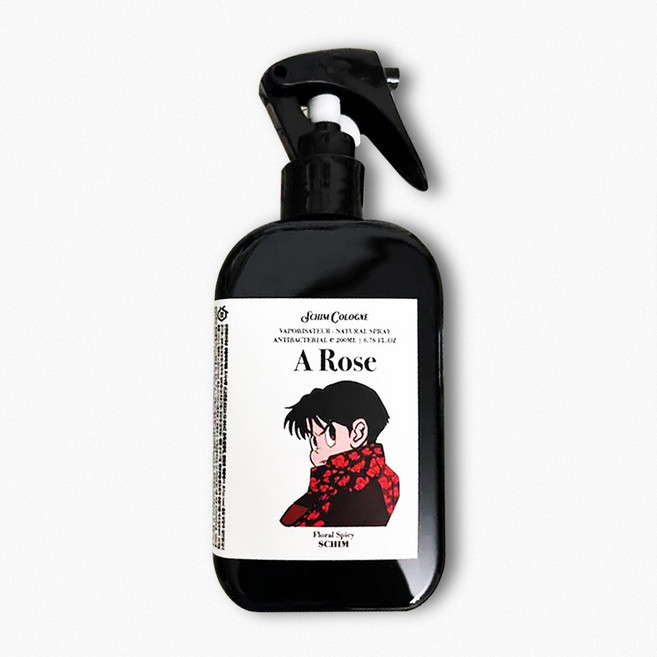 스침 섬유 공간 향수 어 로즈, 1개, 200ml, 어 로즈 [로즈우디향]