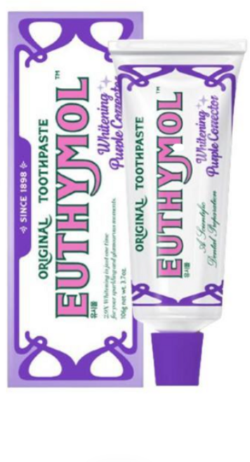 유시몰 화이트닝 퍼플코렉터 치약 106g 착색억제 치아미백, 2세트