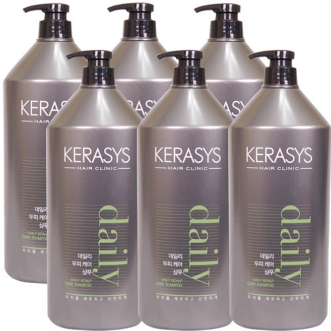 케라시스 데일리 두피 케어 샴푸, 1.5L, 6개