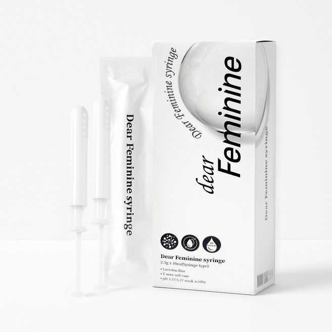 디어페미닌 여성 이너케어 실린지, 10개, 2.3g