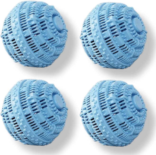 빌루나 세탁볼 4P 실리콘 빨래볼, 블루, 4개