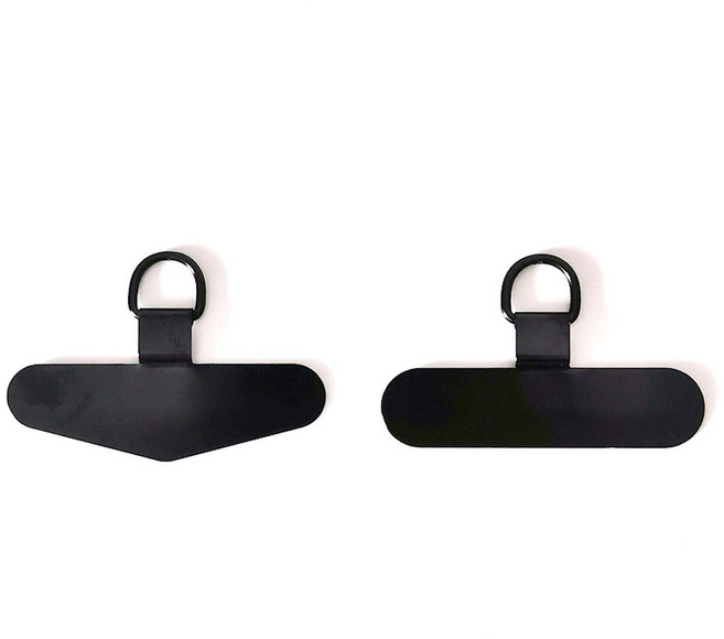 바디 드라이어 초고출력 전문가용 이온 헤어 드라이기 1800W 초박형 스테인리스 휴대폰 랜야드 패치 개스킷 업그레이드 귀걸이 구부러진 분리형 분실 방지 테더 안전 연결 카드 4 P, 없음, 1) 2PCS yi blck