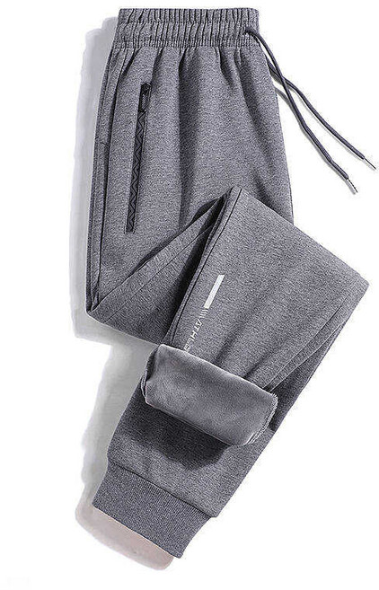 M-8XL 秋冬運動褲 縮口長褲 彈力刷毛褲 休閒長褲 保暖褲男長褲 防風褲 大尺碼褲子