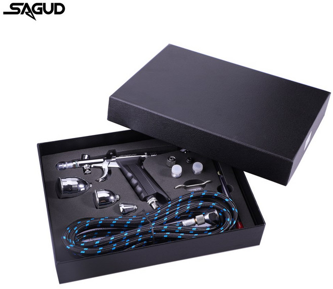 SAGUD 에어 브러시 키트 8mm 노즐 바늘 액세서리 네일 아트 자동차 모델 스프레이 페인팅에, SD 116B, 1개