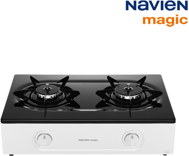 나비엔 매직 NEW 에코 2구 가스레인지, LNG, GRF-1302